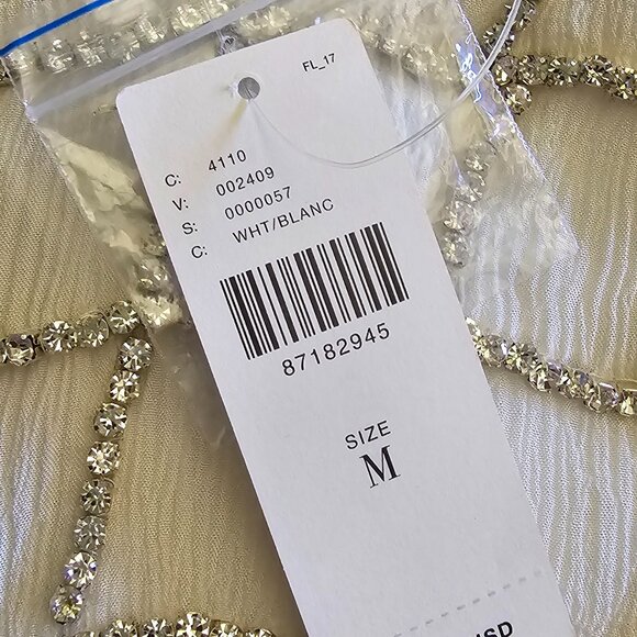 Corey Lynn Calter Rhinestone Mimi V-Neck Cami Top Shirt Anthropologie Medium - Picture 5 of 7